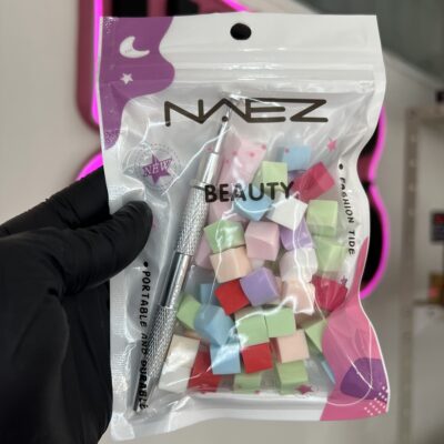 Mini esponjas con pinza