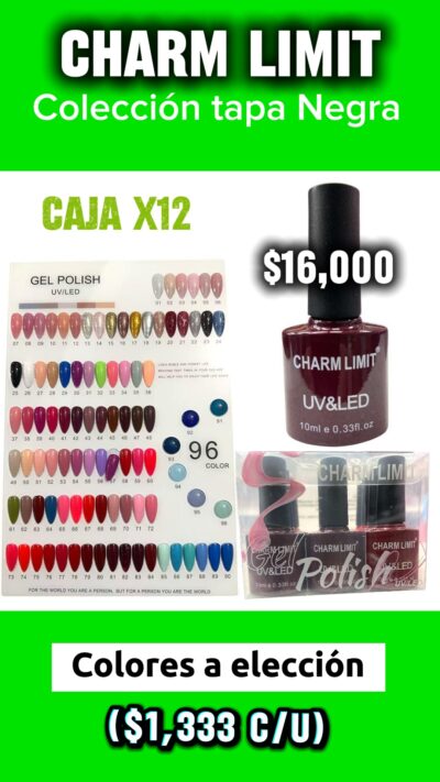 Esmaltes charm x12 colores a elección