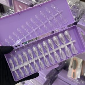 Tips soft gel N6 coffin(paris night)