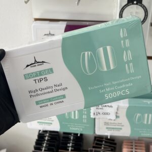 Tips minis cuadrados cortos 500uni. Paris