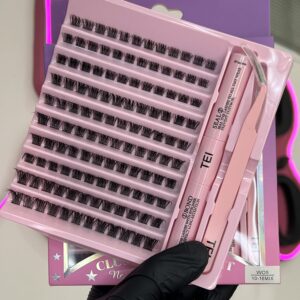 Kit de pestañas con adhesivo y pinza