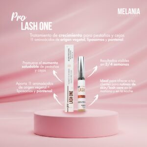 Tratamiento de crecimiento cejas y pestañas, Lash One Melania