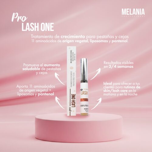 Tratamiento de crecimiento cejas y pestañas, Lash One Melania