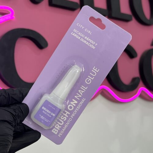 Nail Glue con pincel City