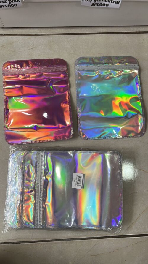 Bolsa ziploc metalizada